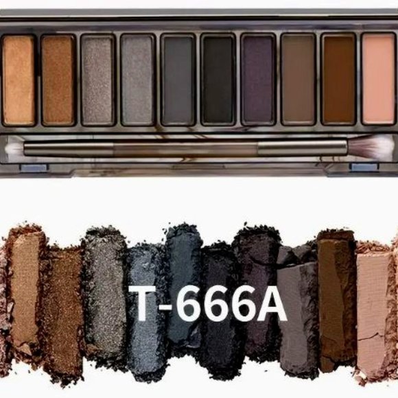 Eyeshadow Palette Naked Fromst 12-Color Earth Tone Smoky - Picture 5 of 5